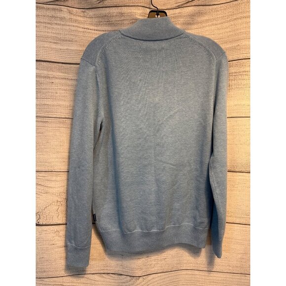 Vineyard Vines Mens Light Blue 1/4 Zip Pullover Sweater Mens S - Picture 3 of 3